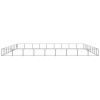 Dog Kennel Black 871.9 ft² Steel
